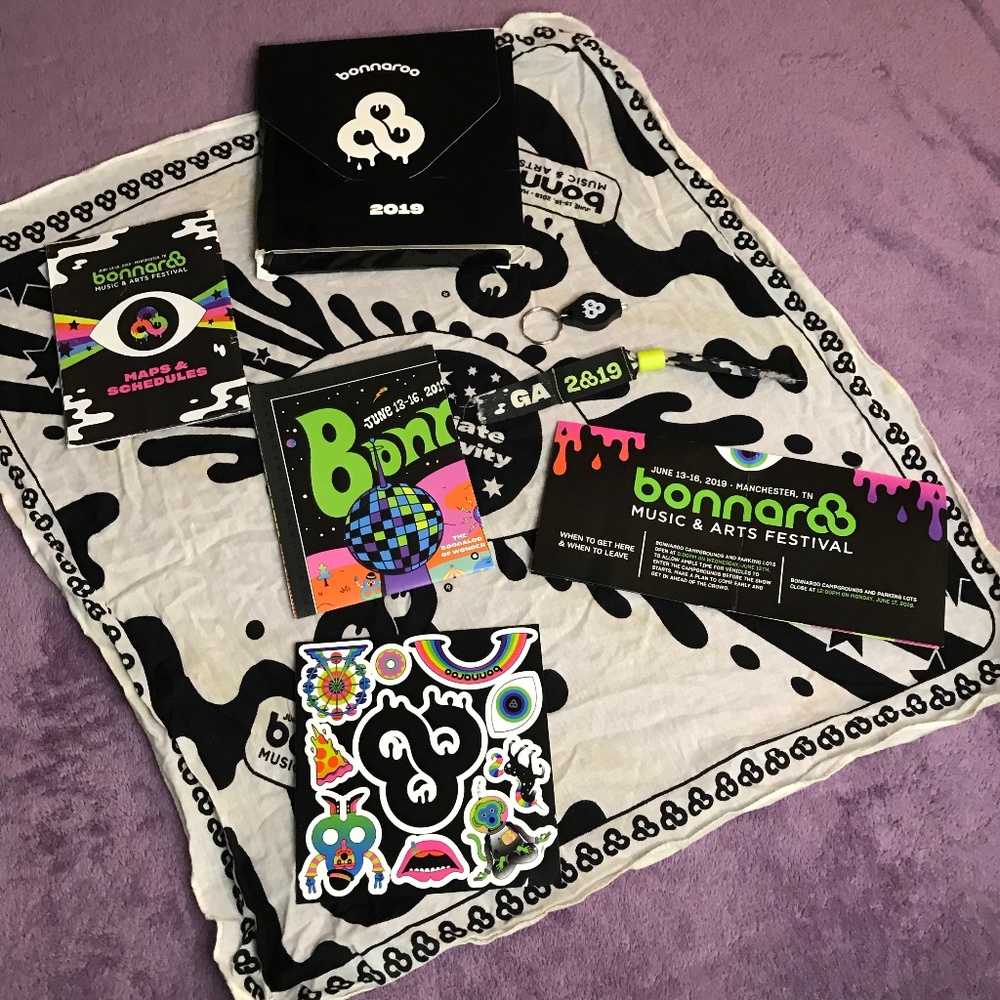 Bonnaroo 2019 GA Official Merch Package